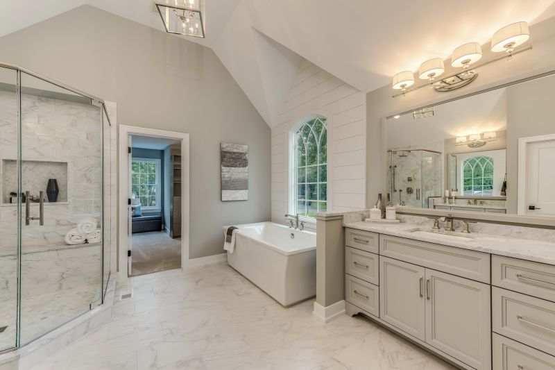 Modern Vanity and Lighting